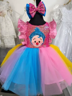 Vestido Plim Plim Encaje Arcoiris