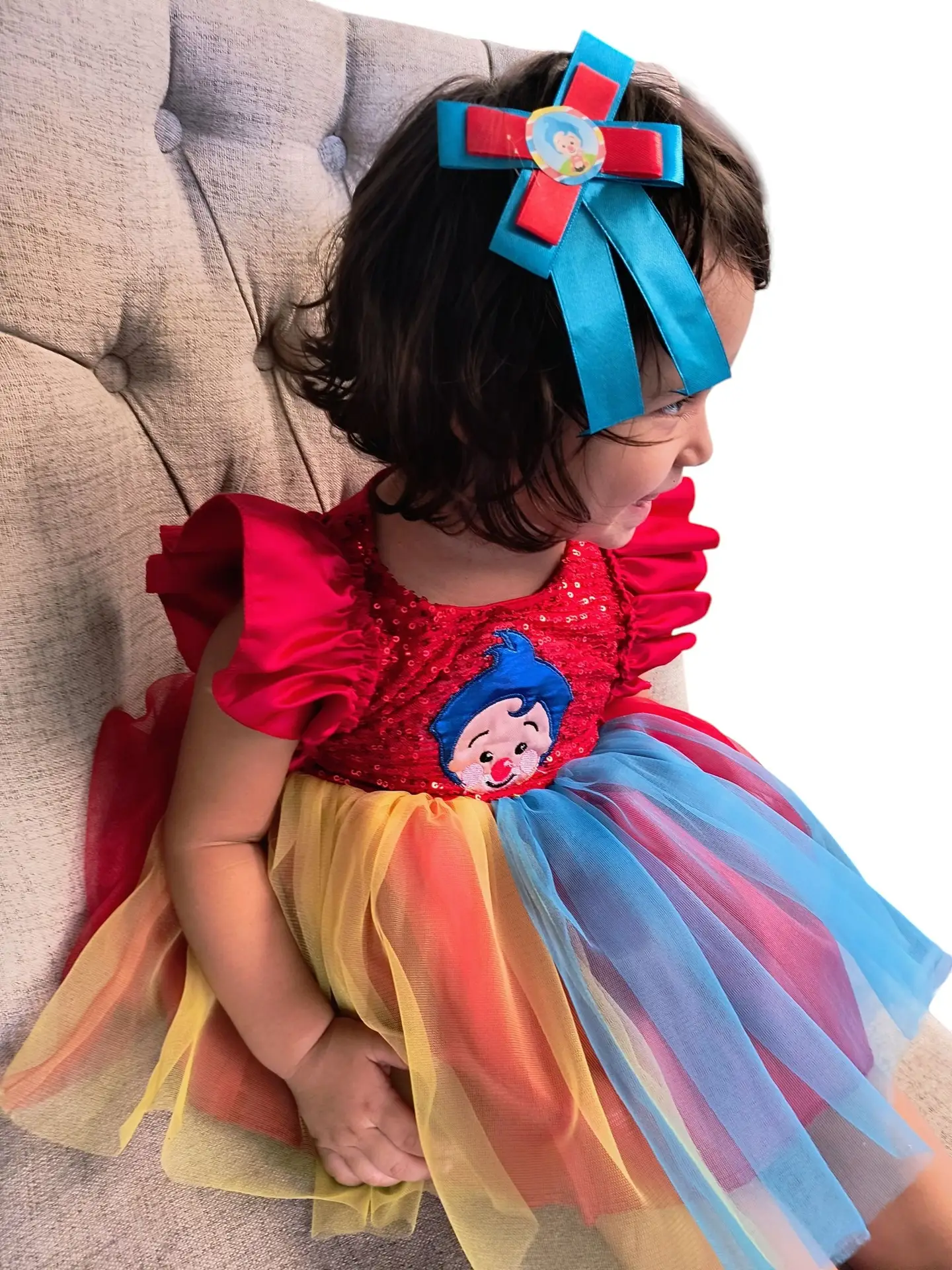 Vestido Plim Plim Rojo Bebé - Image 3