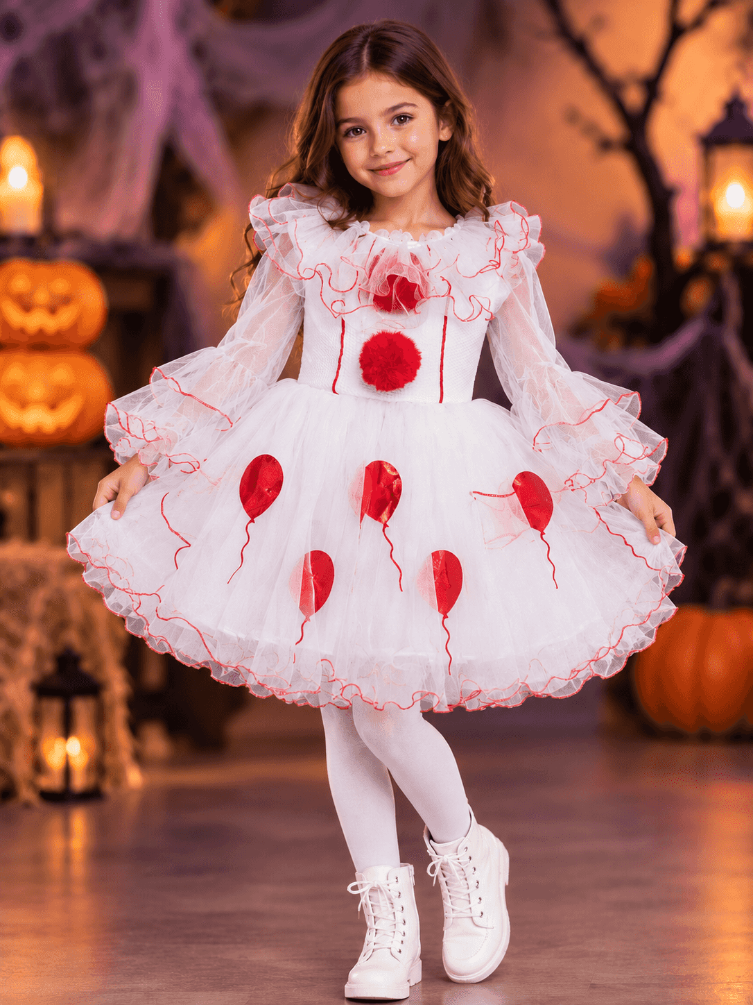 Vestido Pennywise para Niña y Bebé - Imagen 2