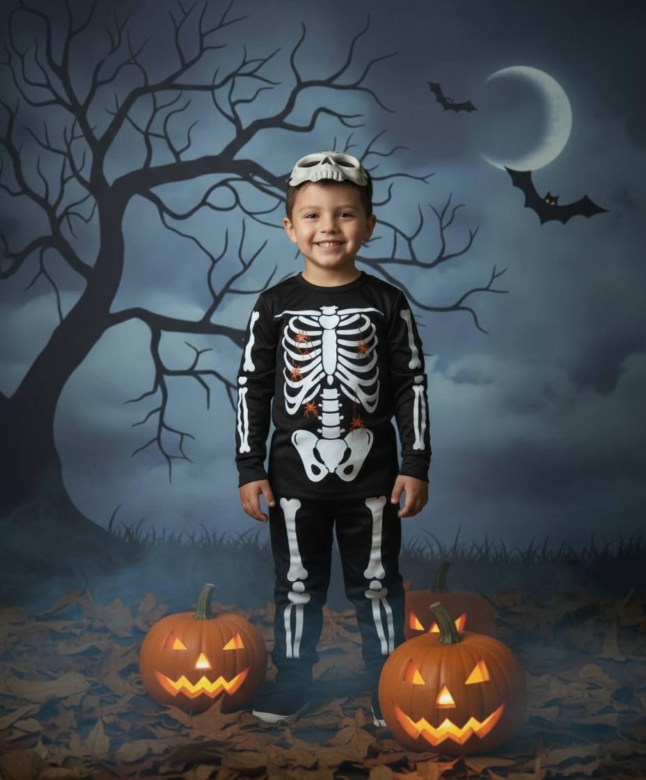 Disfraz infantil Esqueleto para niño