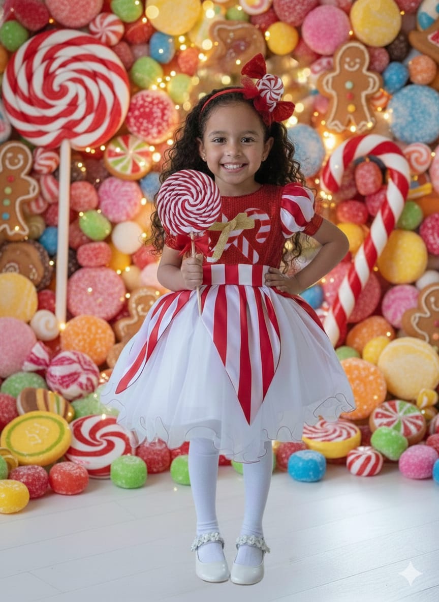 Vestido Navideño Dulce Caramelo
