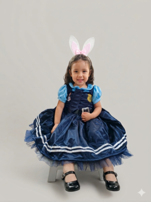 Vestido Azul de Conejita Policía
