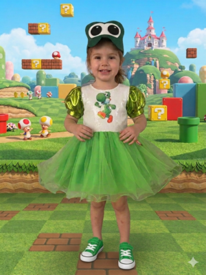 vestido Yoshi incluye gorro