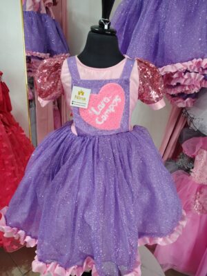 Vestido Infantil Lara Campos Brillos y Lentejuelas