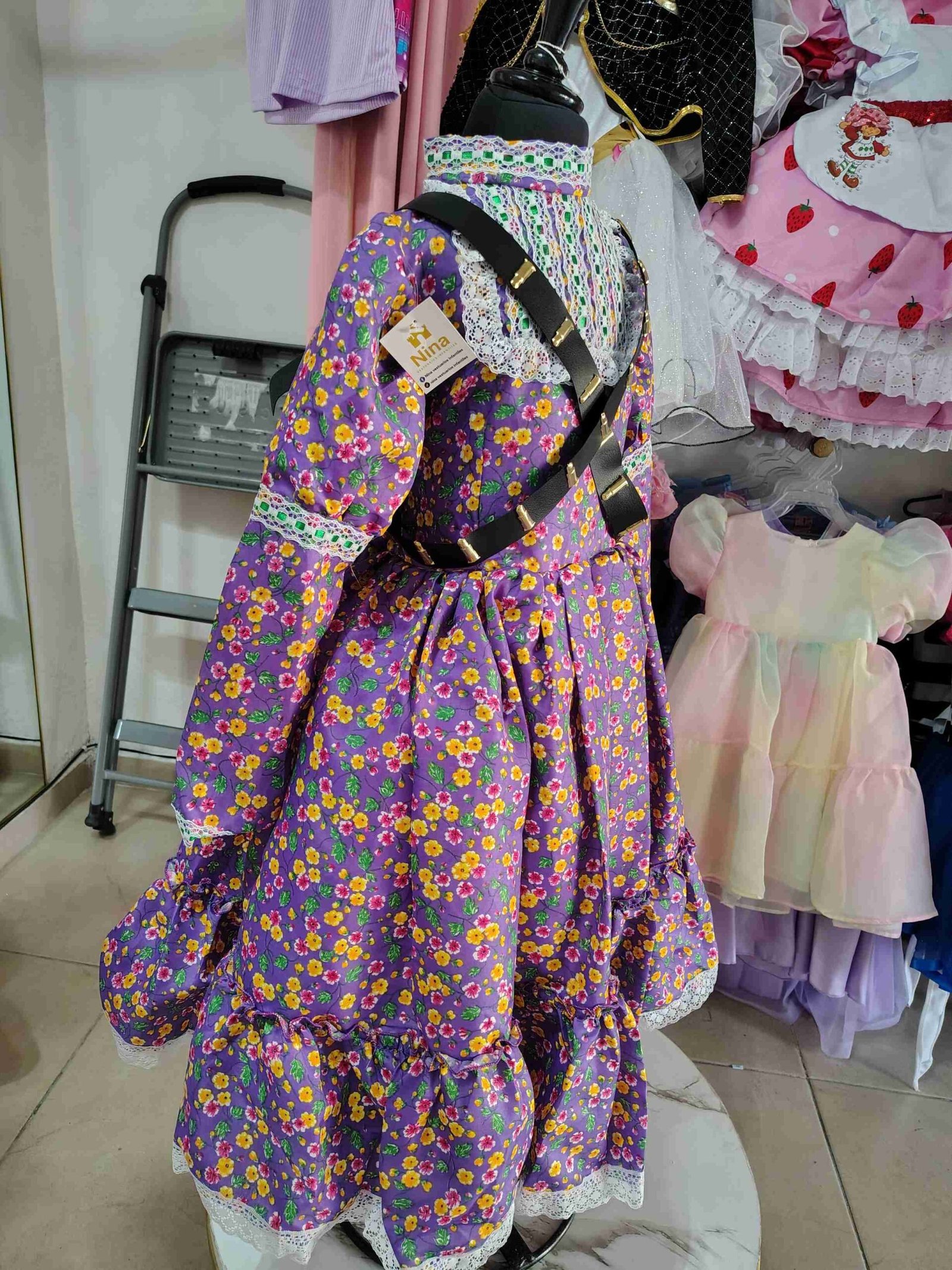 Vestido Típico de Adelita Fiestas Patrias - Image 6