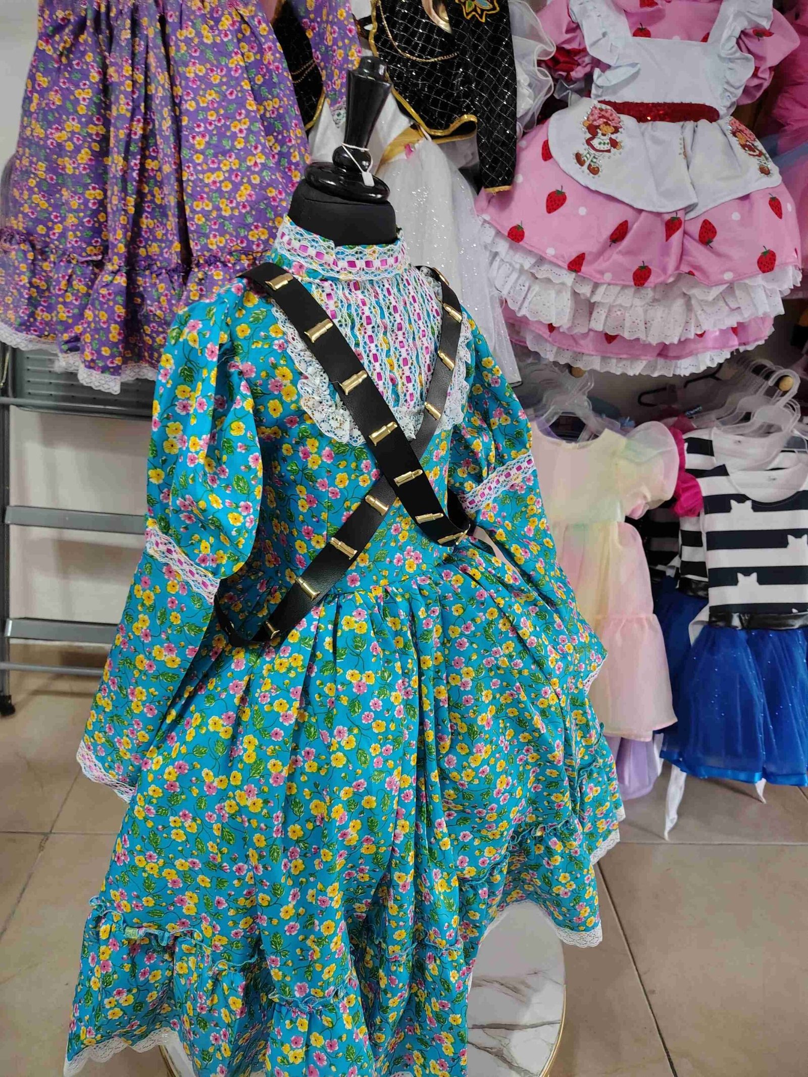 Vestido Típico de Adelita Fiestas Patrias - Image 3