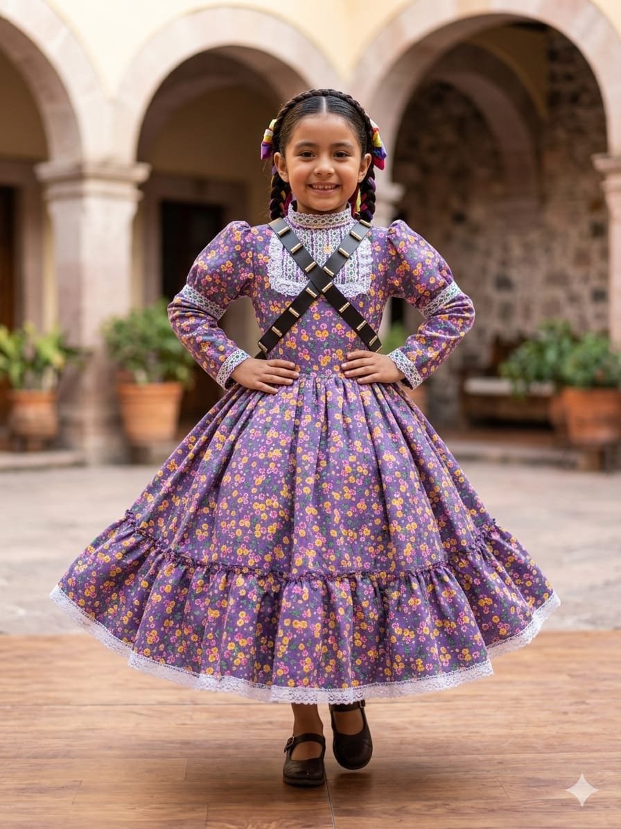 Vestido Típico de Adelita Fiestas Patrias - Image 2