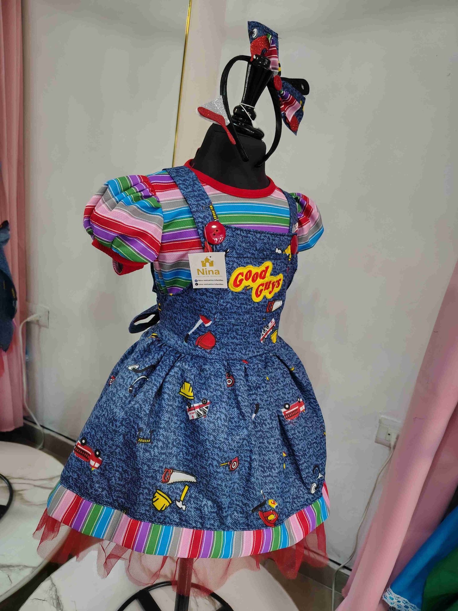 Vestido de Muñeco Malvado para Bebé - Imagen 3