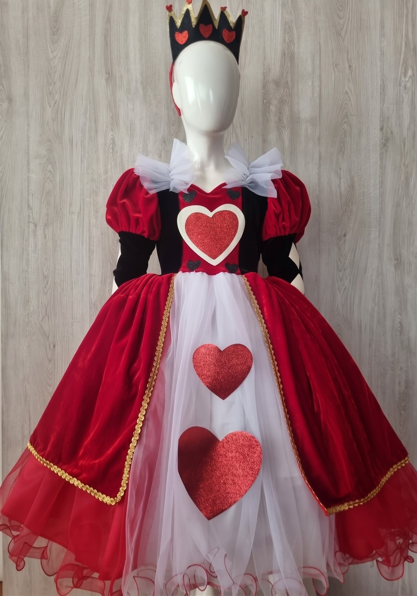 Vestido Premium Reina de Corazones - Imagen 2