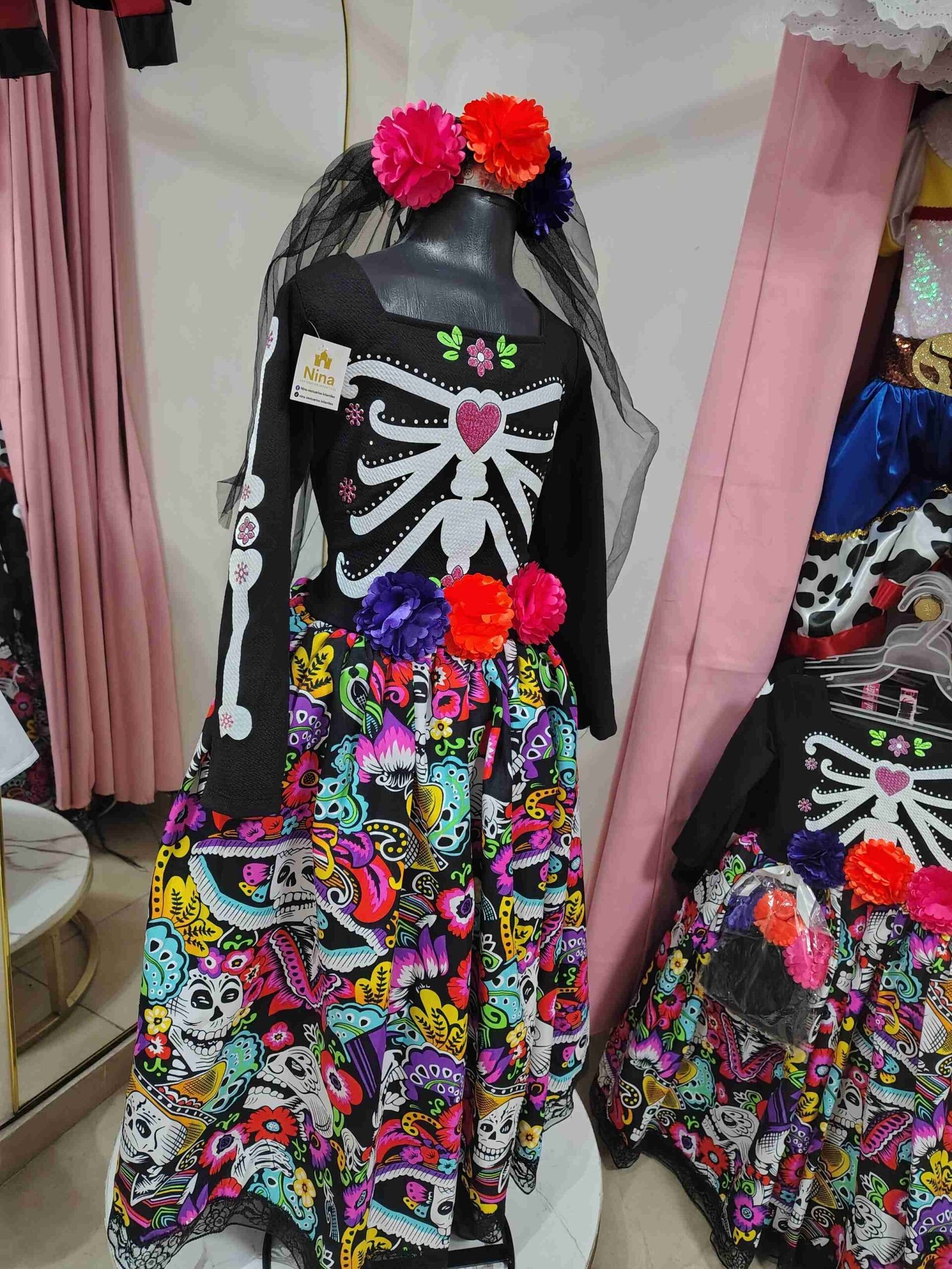 Vestido de Catrina Calaverita - Imagen 2